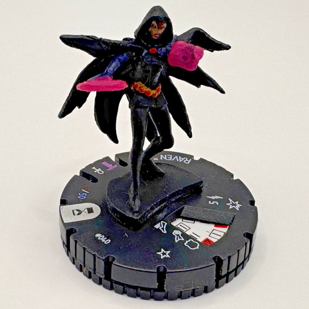 Heroclix DC Rebirth set Raven #040 Rare Figure No Card